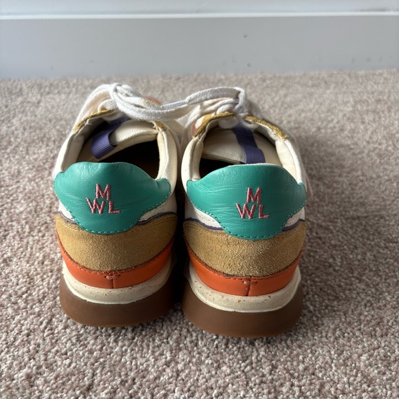 Madewell Kickoff Trainer Sneakers Colorblock Leather Women's 8 - Picture 6 of 9